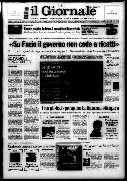 Il giornale del lunedi